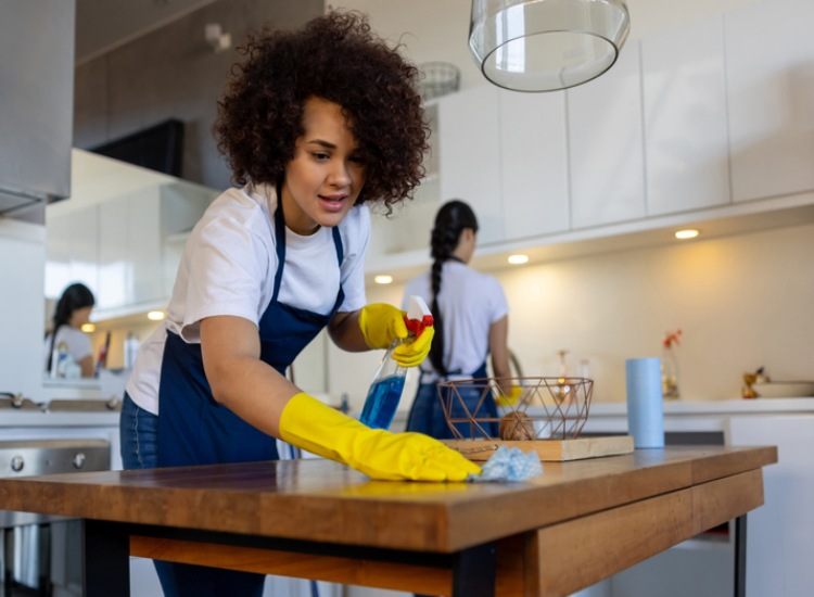 Get tips for house cleaning team sanitizing tables in Phoenix, AZ